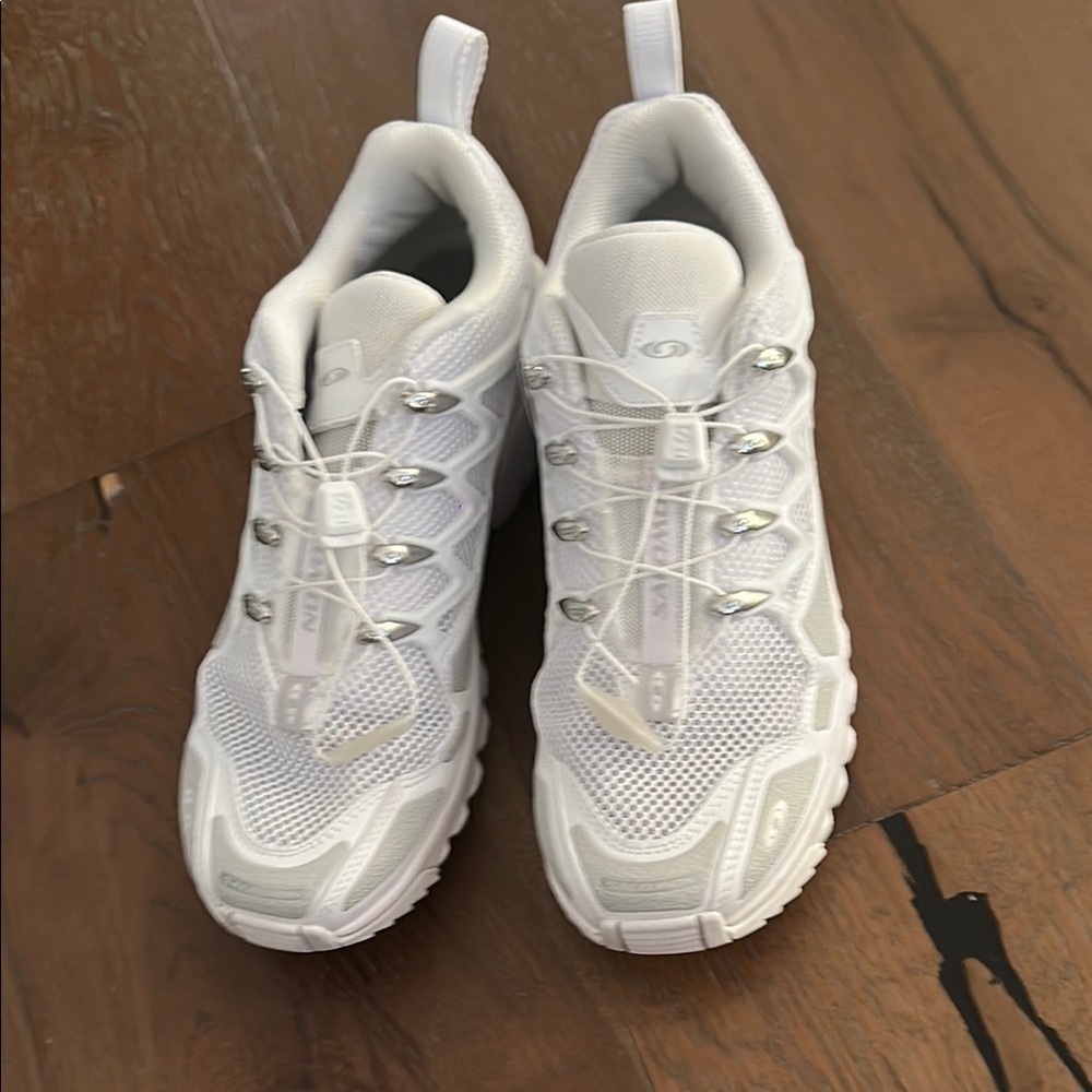 SOLOMON White Athletic Women's Sneakers